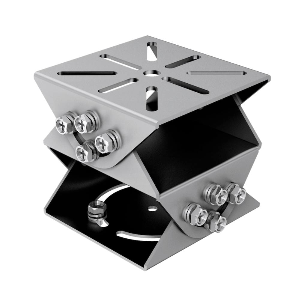 MONTAJE DE CONEXIÓN PARA CÁMARAS IDS-TCM403-BI(G)/POE/0832 / FABRICADO EN ALUMINIO / ANTICORROSIVO-Accesorios Generales-HIKVISION-Bsai Seguridad & Controles