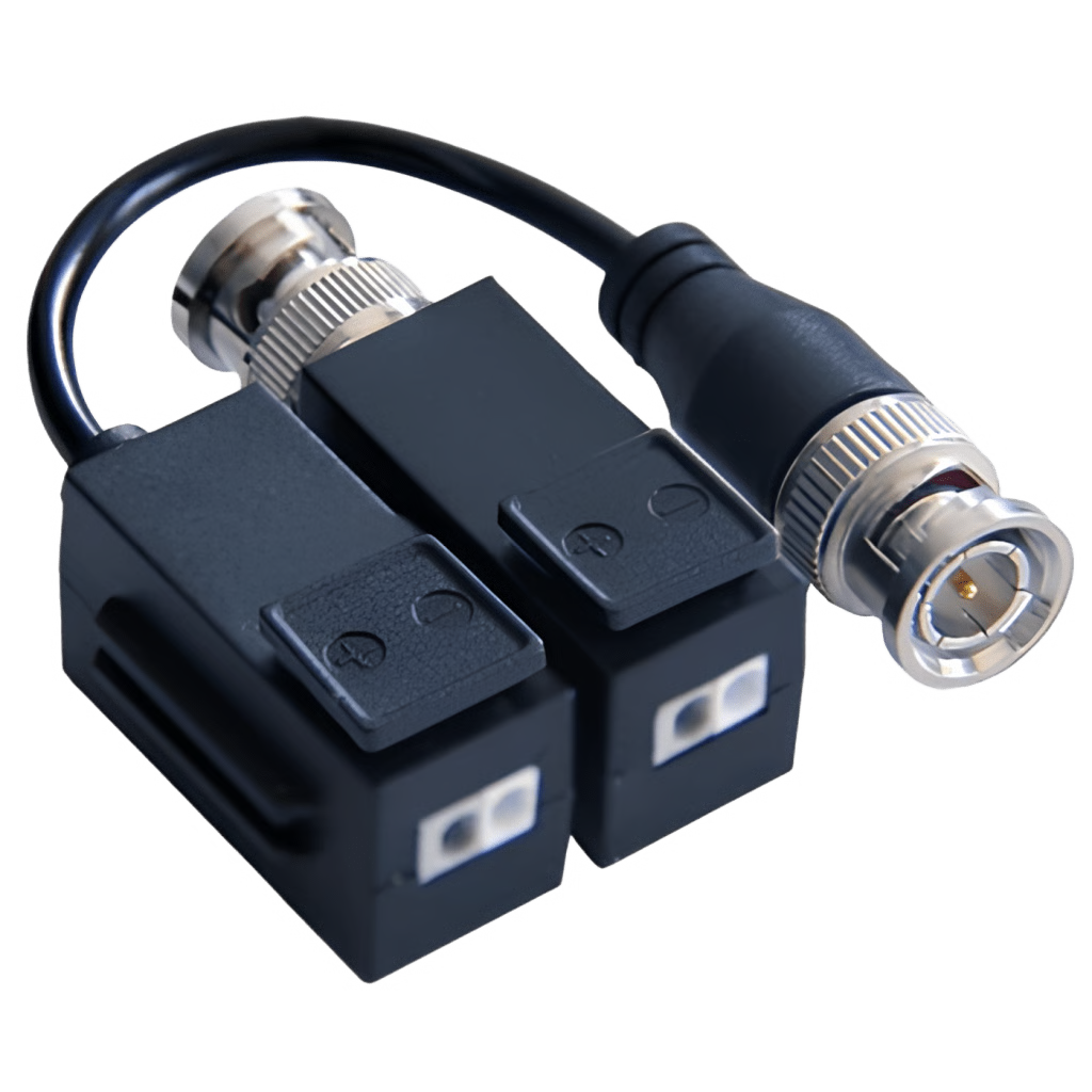 KIT DE TRANSCEPTOR (BALLUNS) TURBOHD CON BOTON PUSH / HASTA 8 MP (4K) / 100% COBRE / SOPORTA HD-TVI / AHD / CVI / CVBS / AUDIO POR COAXITRON / DATOS PARA MENU DE CONFIGURAR DE CÁMARAS