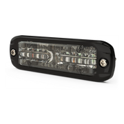 LUZ AUXILIAR DE 18 LEDS, TRICOLOR ROJO/AZUL/BLANCO, LENTE TRANSPARENTE