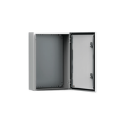 GABINETE DE USO EXTERIOR NEMA 4/12; IP66; IK10, 600 X 400 X 240 MM, DE ACERO, COLOR GRIS CLARO