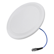 ANTENA OMNIDIRECCIONAL PARA TECHO INTERIOR / 600-6000 MHZ / 5 BANDAS CELULARES Y WIFI / PERFIL ULTRA BAJO 8 MM / CONECTOR N-HEMBRA / CABLE PLENUM 30 CM / MATERIAL DEL RADOMO, ABS