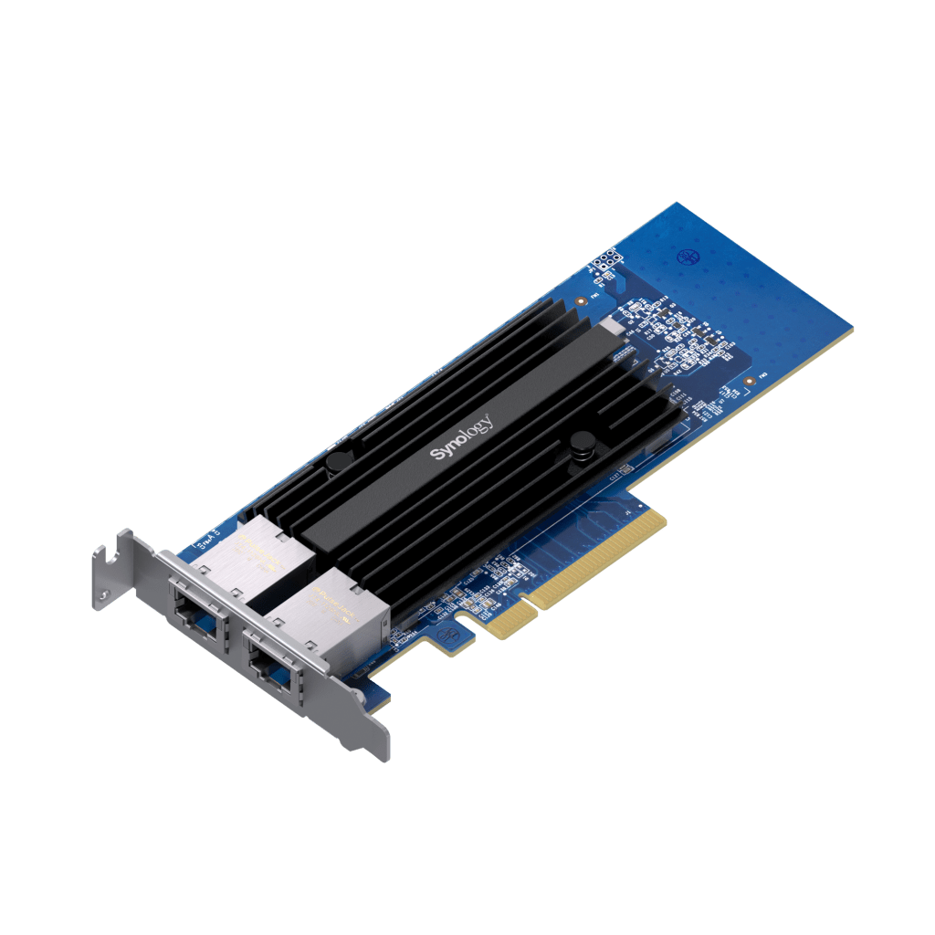 ADAPTADOR DE RED SYNOLOGY E10G30-T2 | DOBLE PUERTO 10 GBE | PCIE 3.0 X8 | COMPATIBLE CON SYNOLOGY | LINK AGGREGATION.-Servidores / Almacenamiento-SYNOLOGY-Bsai Seguridad & Controles