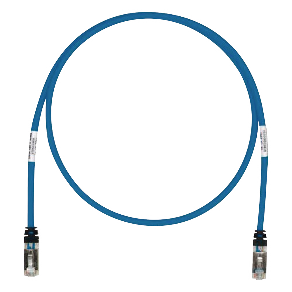 PATCH CORD CAT6A, BLINDADO S/FTP, CM/LS0H, 10 METROS (32.81 PIES), COLOR AZUL