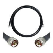 JUMPER COAXIAL DE 50 OHM CON CABLE WILSON-400 | CONECTOR N MACHO EN LOS EXTREMOS | 9.14 METROS (30 PIES) DE LONGITUD.