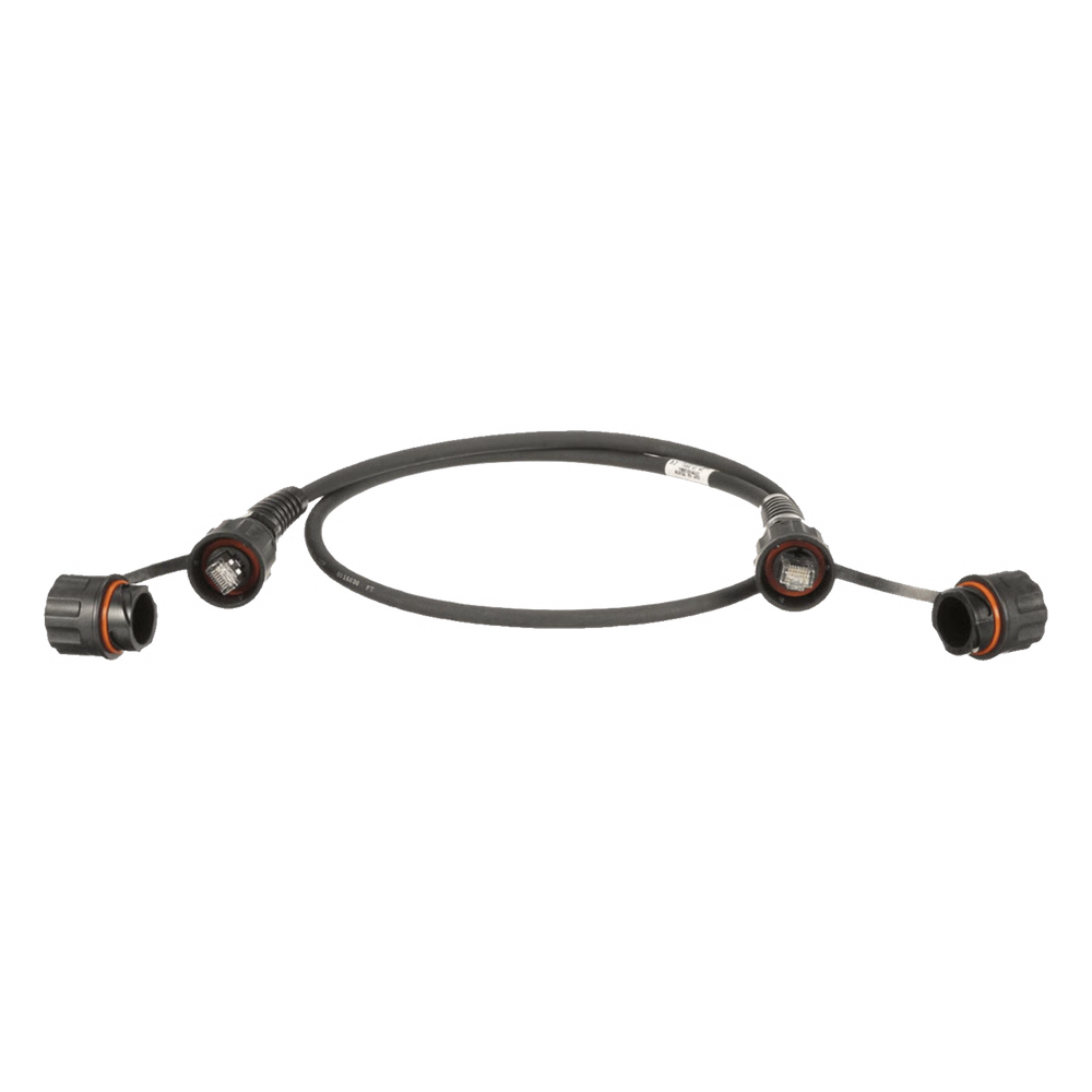 PATCH CORD CAT6A INDUSTRIALNET, BLINDADO S/FTP, CON PLUG INDUSTRIAL Y TAPA EN CADA EXTREMO, 5 METROS
