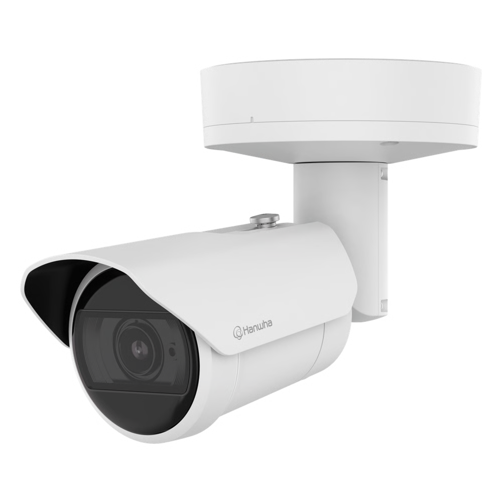 CAMARA BULLET IP IA 8MP / ZOOM VARIFOCAL MOTORIZADO 4.4-9.3MM (2.1X) / INTELIGENCIA ARTIFICIAL PERSONA-VEHICULO-PLACA / WDR 120DB / IP67 IK10 / WISEIR 40M / POE