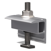ABRAZADERA FINAL / END CLAMP / COMPATIBLE CON MÓDULOS 30-40 MM / PARA SISTEMAS N RAIL Y S RAIL  BASEL / FIJACIÓN DE PANELES SOLARES