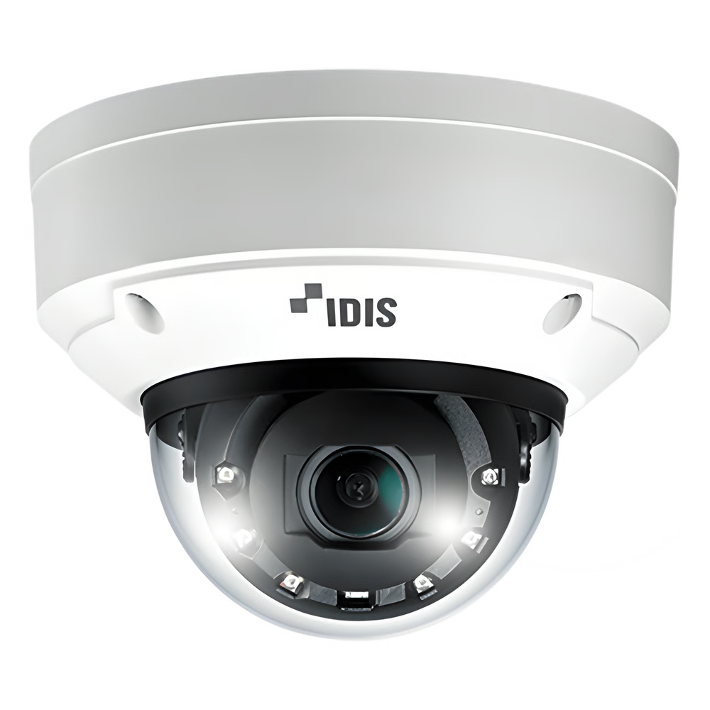 CÁMARA IP DOMO EDGE AI PLUS 8 MEGAPIXEL (4K UHD 3840X2160) / LENTE MOTORIZADO VARI-FOCAL 4.3-9.8 MM / IR 60 M (196.9 FT) / IK10 IP67 / NDAA COMPLIANT / ANÁLISIS IDLA PRO / DIRECTIP 2.0 / POE+12VDC