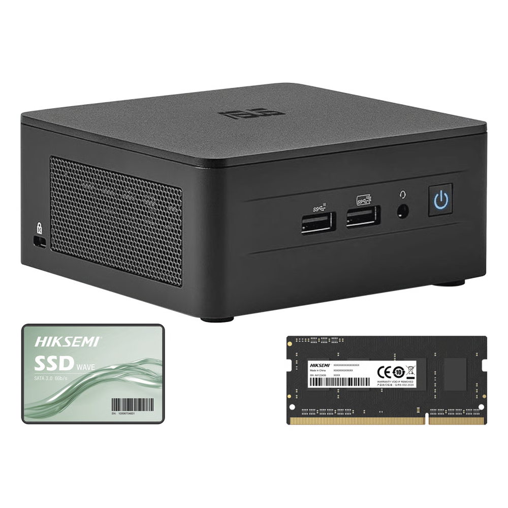 KIT / MINI PC NUC BAREBONE / CORE I7 /BLUETOOTH / INCLUYE MEMORIA 16GB / INCLUYE 512 SSD / NO INCLUYE SISTEMA OPERATIVO