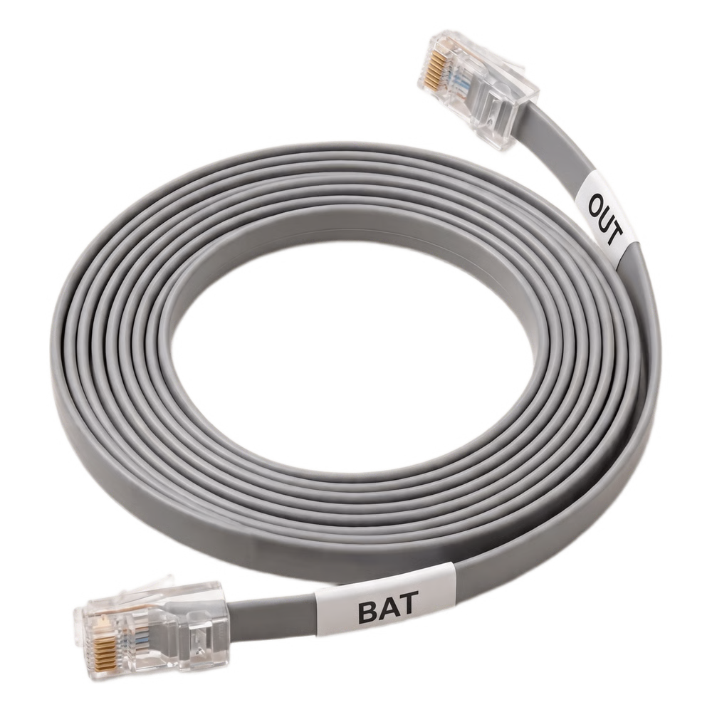 CABLE DE COMUNICACIÓN  RJ45-RJ45  PARA COMUNICACIÓN ENTRE INVERSORES ELD / EHD Y BATERÍAS EPEVER