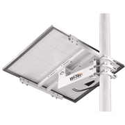 SOPORTE MONTAJE PARA PANEL SOLAR WI-BRKP133 PARA POSTES / ESTRUCTURA GALVANIZADA SGCC 2 MM / AJUSTE ÁNGULO 0-75° / COMPATIBLE POSTES REDONDOS 76-133 MM Y CUADRADOS 50-130 MM / PANELES HASTA 900 MM ANCHO Y 35 MM GROSOR / RESISTENTE CORROSI&OACUT