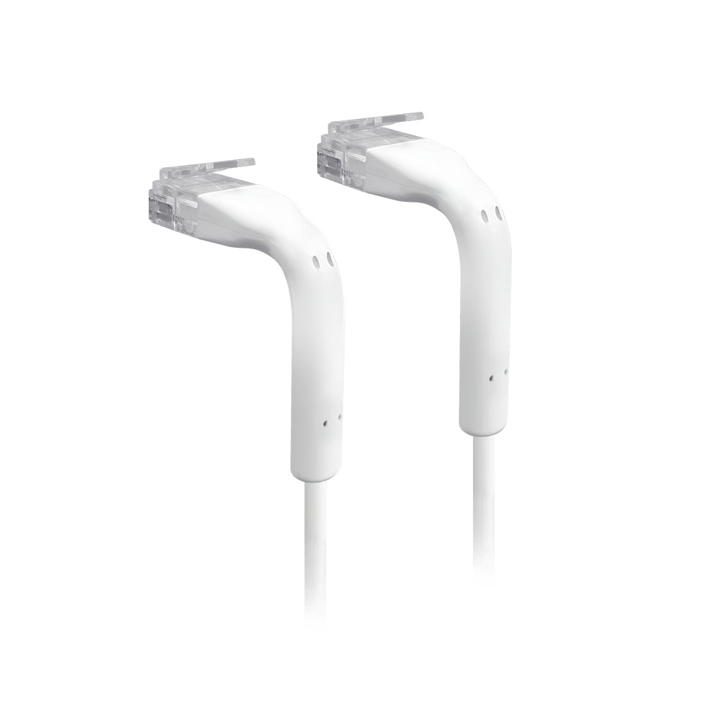 UNIFI PATCH CABLE CAT6 ULTRADELGADO GBE CON BOTAS FLEXIBLES, COLOR BLANCO, 0.1 METROS (0.33 PIES)