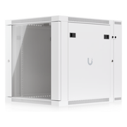 UACC RACK CABINET 12U (600 X 703 MM) - GABINETE CERRADO PARA MONTAJE EN PARED CON PUERTA FRONTAL DE VIDRIO TEMPLADO, PUERTA TRASERA ABATIBLE (SWING-OUT) Y PANELES LATERALES REMOVIBLES CON LLAVE