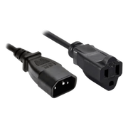 CABLE DE ALIMENTACIÓN / ENCHUFE C14/US / 60 CM (23.6 IN) / NEGRO / COMPATIBLE NEO