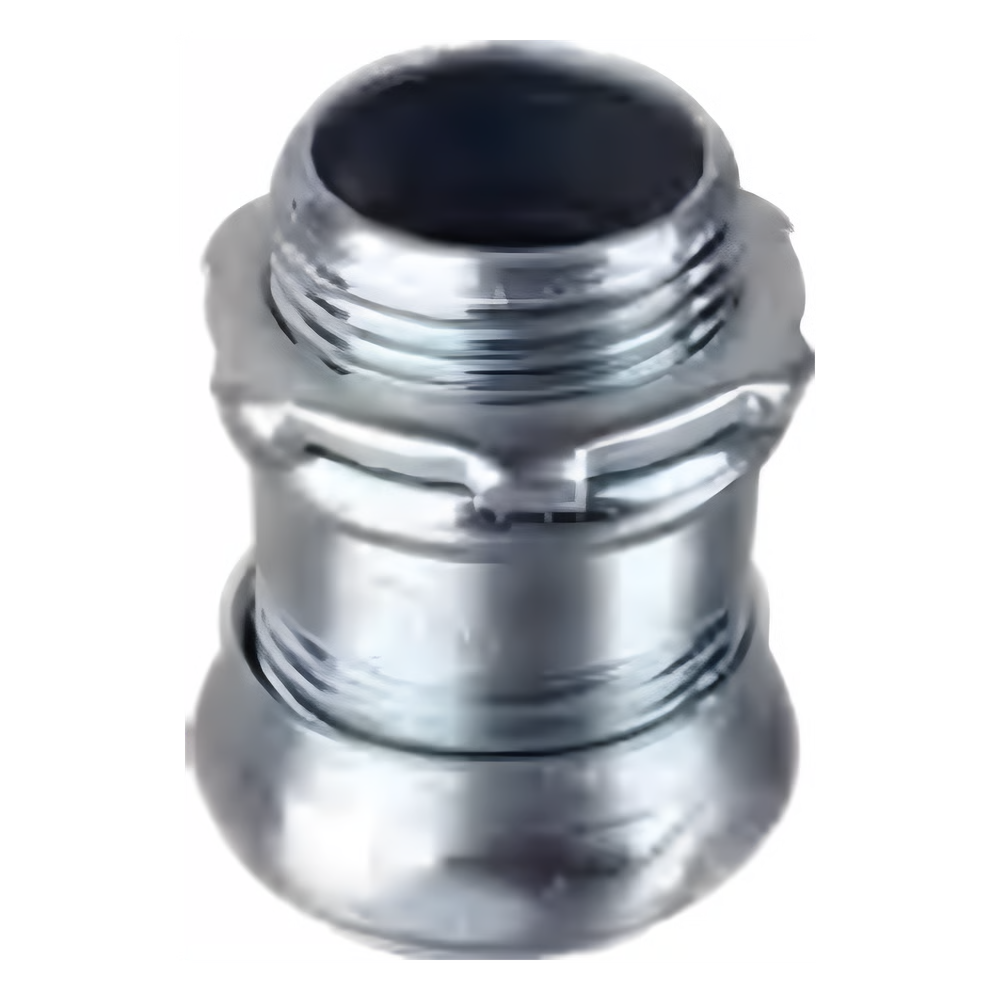CONECTOR DE COMPRESIÓN DE ACERO GALVANIZADO PARA PARED DELGADA DE 1/2" ( 13 MM).