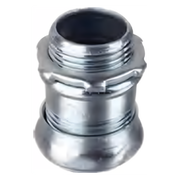 CONECTOR DE COMPRESIÓN DE ACERO GALVANIZADO PARA PARED DELGADA DE 1/2" ( 13 MM).