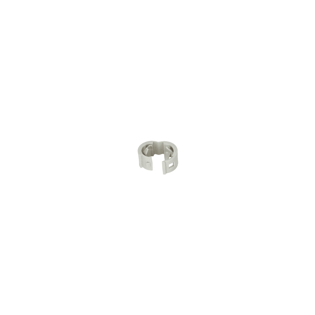 KIT DE 25 CLIPS DE IDENTIFICACION PARA PATCH CORDS, COMPATIBLE CON DIAMETROS DE 4.7 A 7.8 MM (0.19 A 0.31 PULGADAS), COLOR GRIS