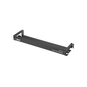 ORGANIZADOR DE CABLES FRONTAL, PARA PANEL DE FIBRA OPTICA HD FLEX, DE 1 UR, COLOR NEGRO