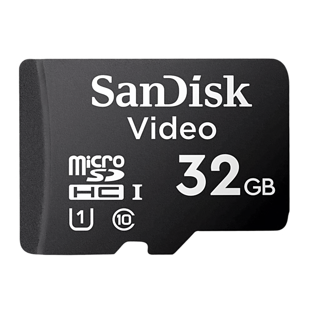 MEMORIA MICROSD SANDISK 32GB / ALTA RESISTENCIA / VIDEOVIGILANCIA / CLASE 10