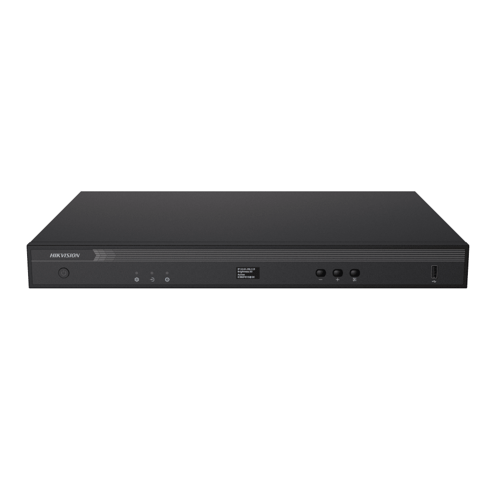 CONTROLADOR LED PARA VIDEOWALL / CONFIGURACIÓN WEB / ANDROID INTERCONSTRUIDO / 20 PUERTOS DE VIDEO RJ45 / COMPATIBLE CON PANELES LED HIKVISION