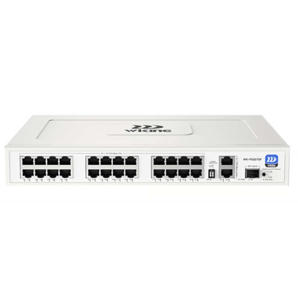 SWITCH NO ADMINISTRABLE POE WI-TEK / 24 PUERTOS 10/100 MBPS POE AF/AT / 2 PUERTOS UPLINK GIGABIT / 1 RANURA SFP 1000 MBPS / PRESUPUESTO 270 W / PUERTO 1 HI-POE 60W