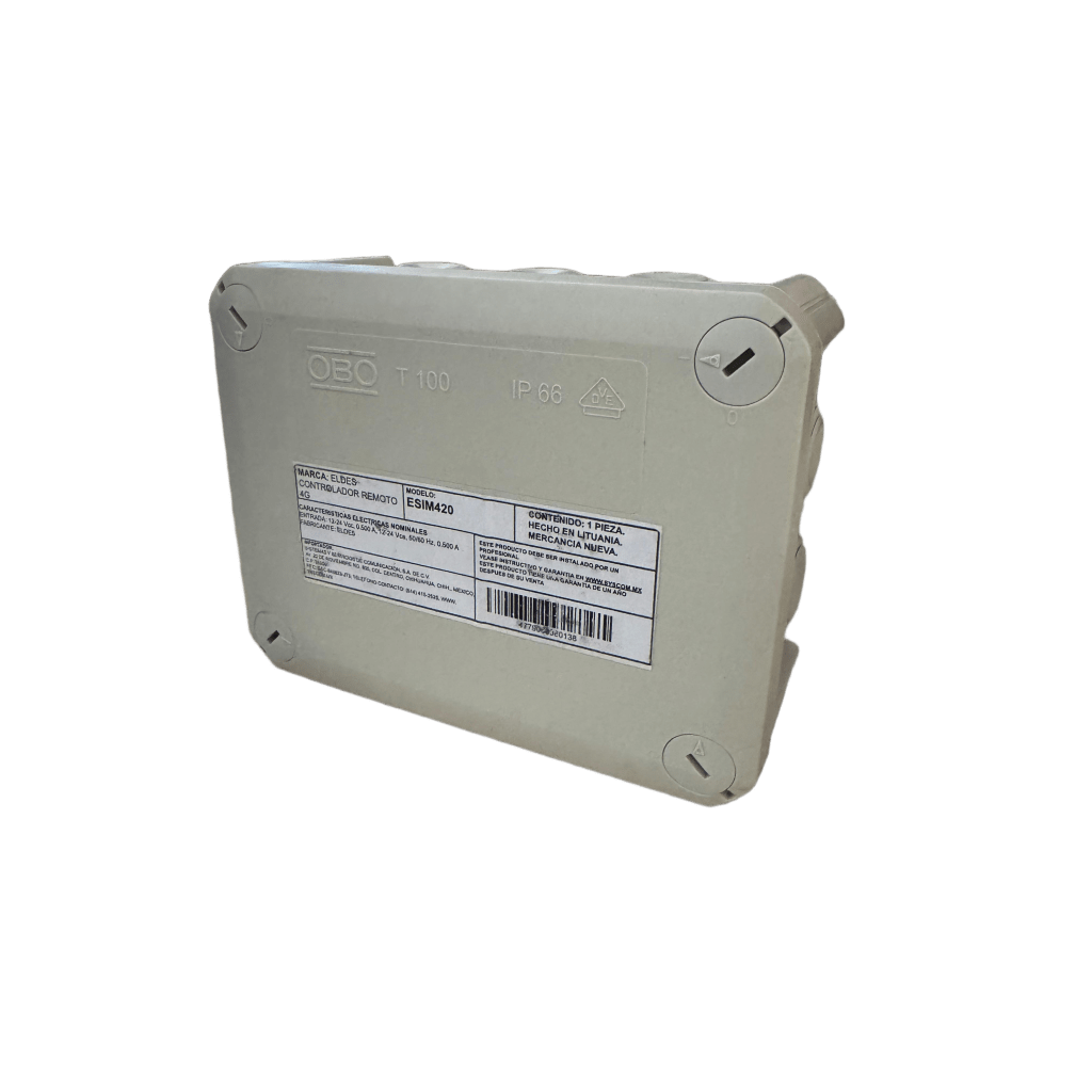 CONTROLADOR REMOTO 4G CON ACTIVACIÓN VÍA APP O LLAMADA | CAJA NEMA IP67 | SOPORTA HASTA 2000 USUARIOS-Accesorios-ELDES-Bsai Seguridad & Controles