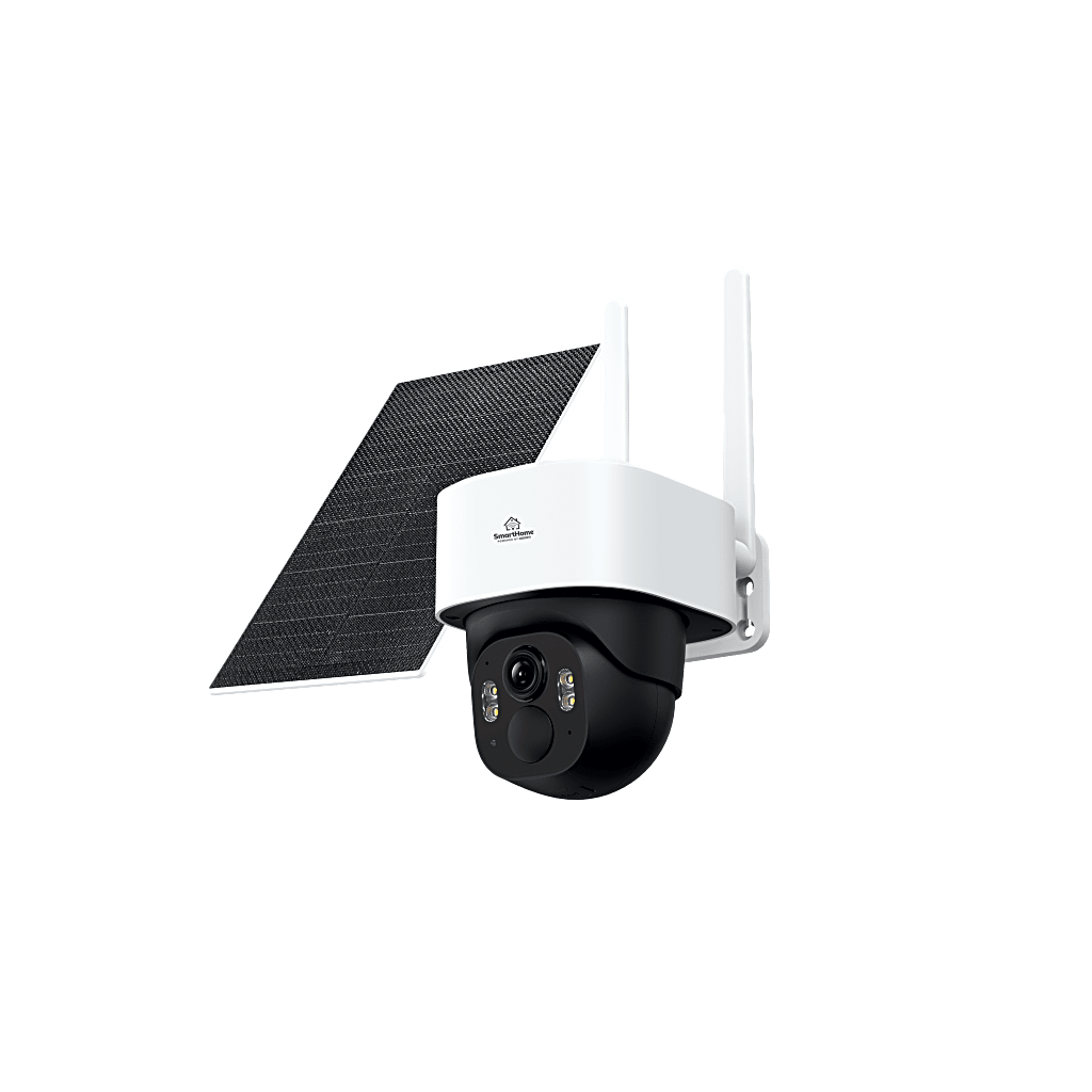 CÁMARA DE BATERIA PT 4MP| 4G| VISIÓN NOCTURNA A COLOR| AUDIO BIDIRECCIONAL| AUTOSEGUIMIENTO INTELIGENTE| GRABACIÓN CONTINUA | INCLUYE PANEL SOLAR DE 5W-Cámaras IP y NVRs-SMARTHOME BY EPCOM-Bsai Seguridad & Controles