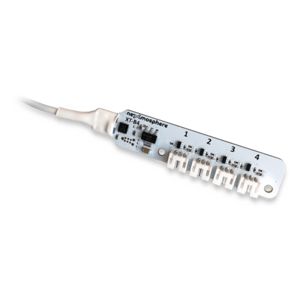 INTERFAZ DE BOTONES PUSH / 4 CANALES / CONTROL LED 3.3V / X-TALK / PROGRAMABLE / COMPATIBLE NEXMOSPHERE