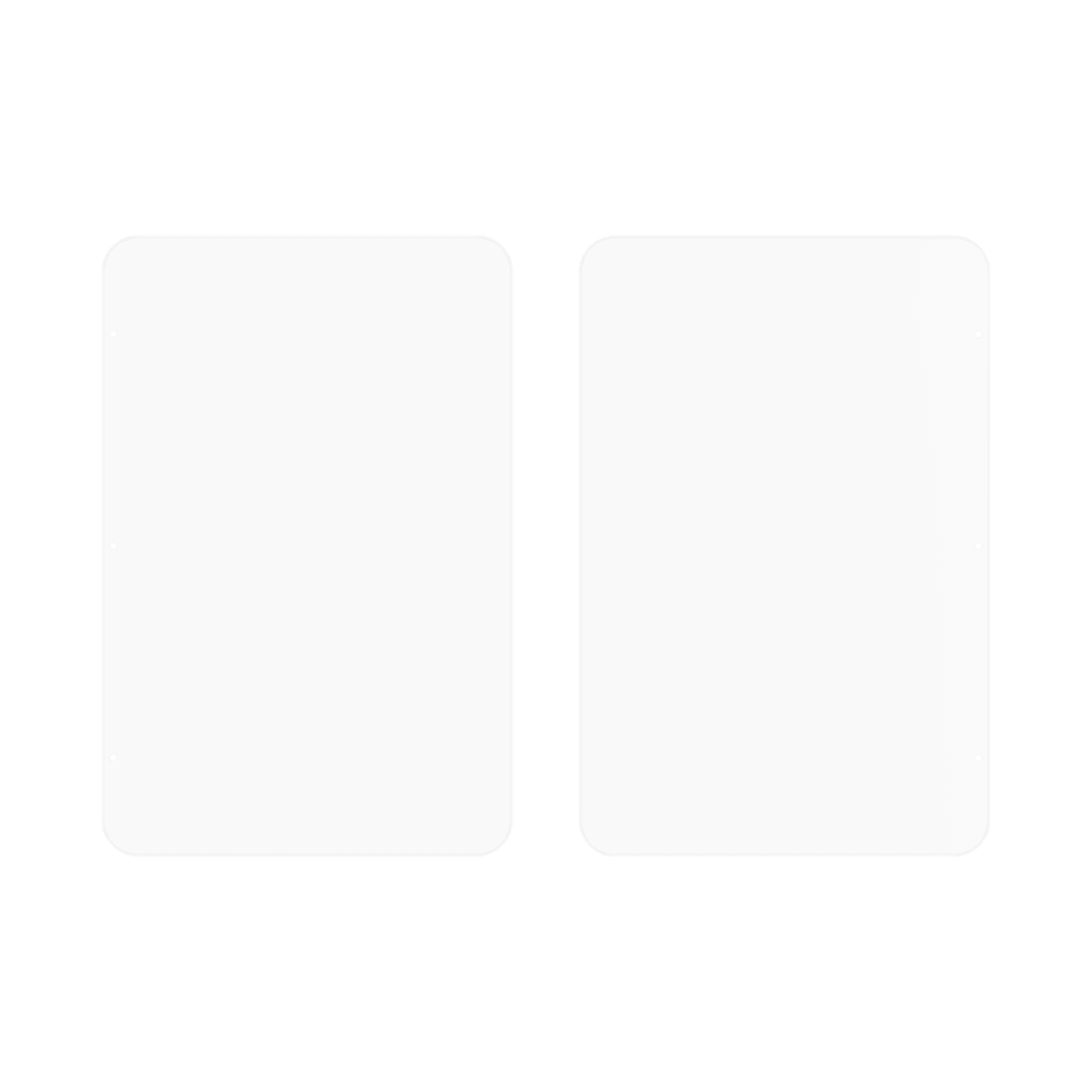 KIT DE REPUESTO (2 PIEZAS) DE ALETAS DE ACRÍLICO PARA FORMAR CARRILES DE 65 CMS EN TORNIQUETES SERIES DS-K3B530