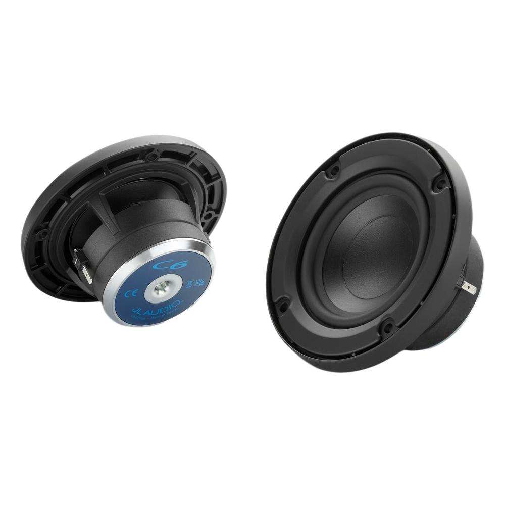 JL AUDIO® C6 / CAR AUDIO / ALTAVOZ DE MEDIOS DE COMPONENTE DE 2.75 PULGADAS / POTENCIA RMS 50W / SENSIBILIDAD HASTA 96 DB / IMPEDANCIA 4 OHM / CONO DE POLIPROPILENO MINERAL / CONECTORES DE PALA