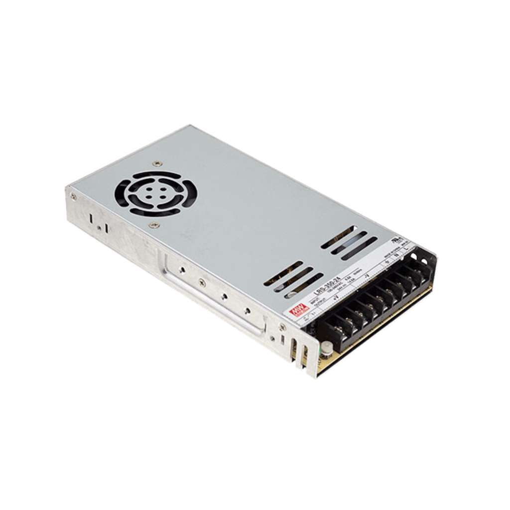 FUENTE DE PODER INDUSTRIAL CONMUTADA 350W DE POTENCIA, 48VCC, 7.3A-Energía-MEANWELL-Bsai Seguridad & Controles