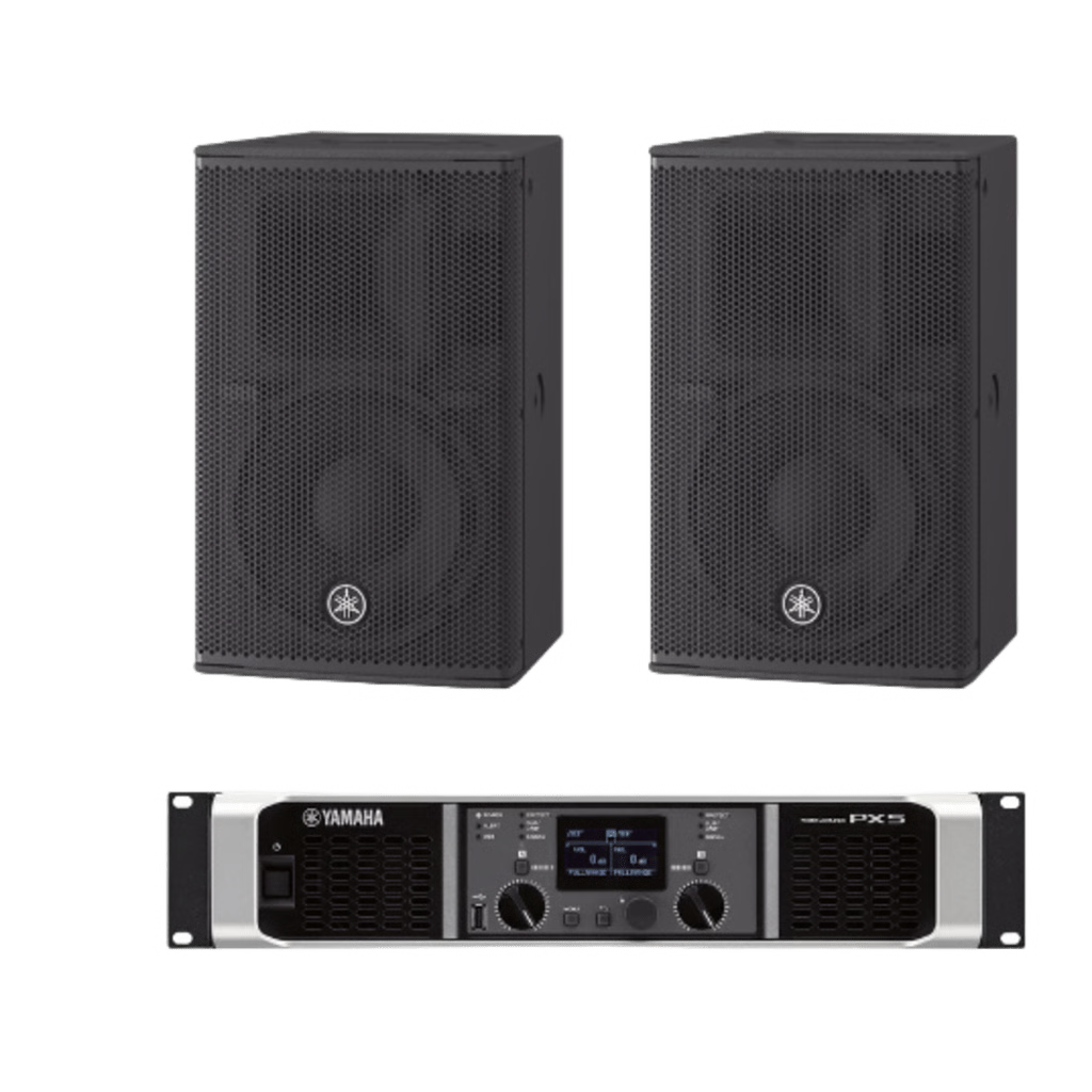KIT REFUERZO SONORO | INCLUYE 2 BOCINAS CHR10 Y 1 AMPLIFICADOR PX5 | IDEAL PARA APLICACIONES DE MÚSICA EN PRIMER PLANO