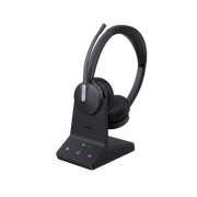 DIADEMA INALÁMBRICA WH64 DUAL TEAMS CON MICRÓFONO DUAL Y ACOUSTIC SHIELD 2.0 PARA LLAMADAS CLARAS EN ENTORNOS RUIDOSOS