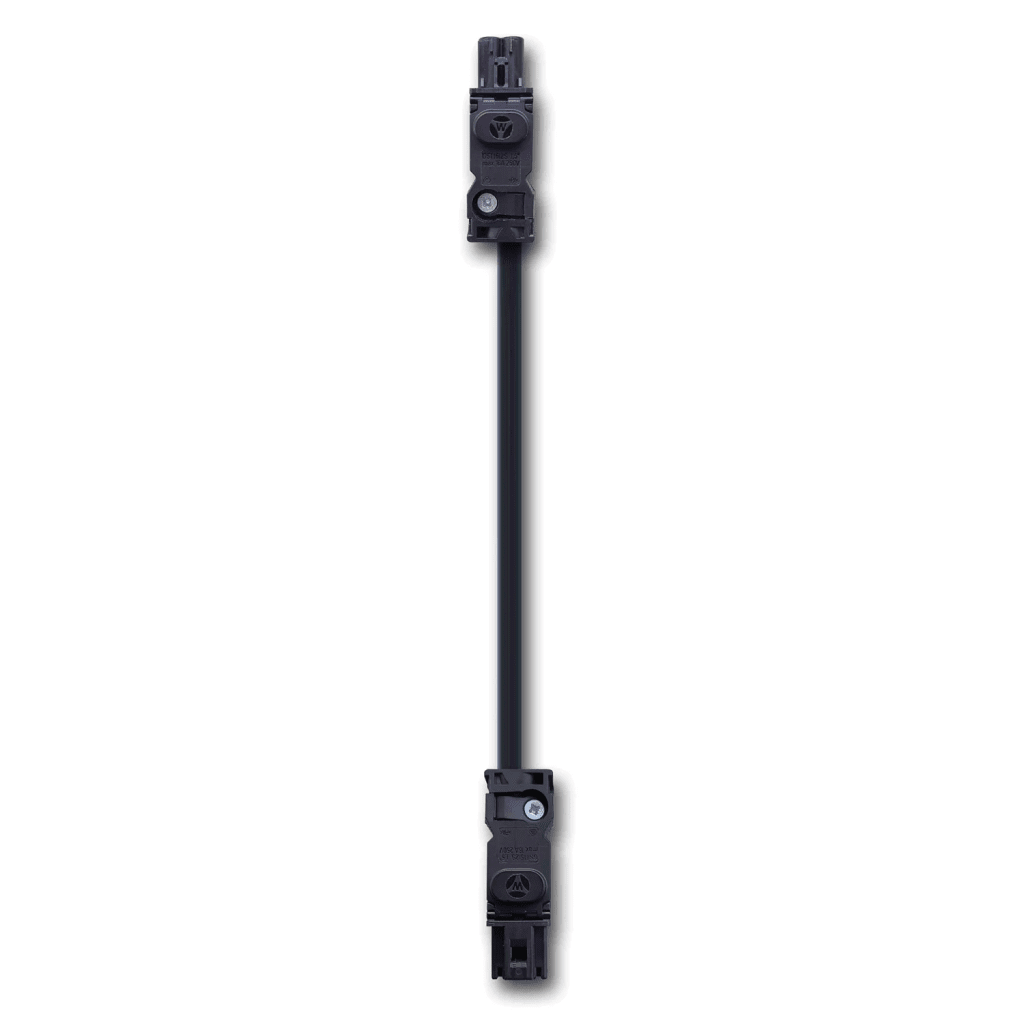 CABLE DE UNIÓN PARA LÁMPARAS LED CEL550M HOFFMAN COLOR NEGRO 1 METRO