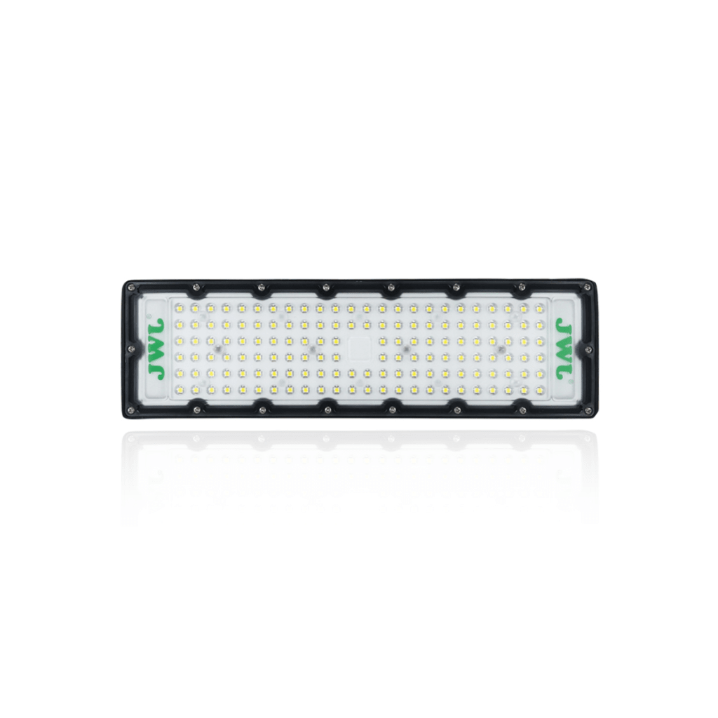 REFLECTOR LED 100 W /350 X 100 MM / 85 - 265 VCA~ 50/60HZ / TCC 6 500 K / USO EN EXTERIOR.-Iluminación-JWJ-Bsai Seguridad & Controles