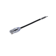 CABLE DE PARCHEO UTP CAT6A, CM/LSZH, DIAMETRO REDUCIDO (28AWG), COLOR NEGRO, 0.5 METROS (1.64 PIES)