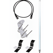 ANTENA LORA EXTERIOR OMNIDIRECCIONAL / 5DBI / FRECUENCIA 860-930 MHZ / IP67 / RESISTENCIA AL VIENTO 200 KM/H / KIT DE MONTAJE EN POSTE / CABLE COAXIAL 1 METRO