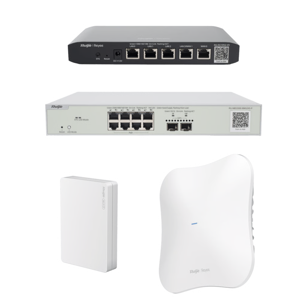 EQUIPOS RUIJIE DEMO IDEAL PARA PROBAR INTEGRACIONES DE REDES BUSINESS Y ENTERPRISE CON WIFI 7