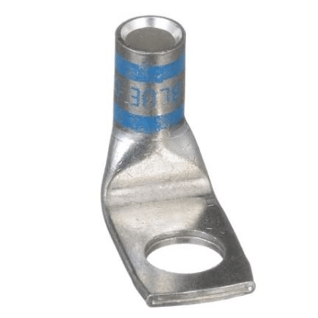 ZAPATA DE COMPRESIÓN LCAX6-38F-L A 90° GRADOS PARA CAL. 6 AWG, BARRENO PARA TORNILLO PRISIONERO DE 3/8, 1 PZ-Calidad de la Energía-PANDUIT-Bsai Seguridad & Controles