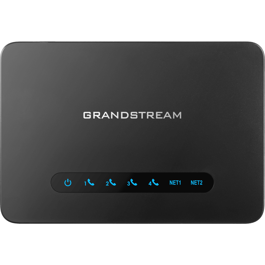 GATEWAY VOIP CON ROUTER NAT / 4 PUERTOS FXS (CONECTAR TELÉFONO ANÁLOGO) / ROUTER NAT GIGABIT INTEGRADO / CIFRADO AES REFORZADO / APROVISIONAMIENTO AUTOMÁTICO / SOPORTA SIP Y FAX T.38-VoIP - Telefonía IP - Videoconferencia-GRANDSTREAM-Bsai Seguridad & Controles