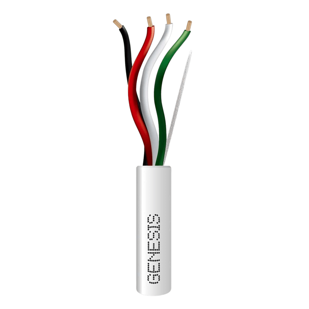 BOBINA DE 152 METROS DE CABLE / 4 X 16 AWG / CABLE AUDACIOUS / RISER / LIBRE DE OXÍGENO / COLOR BLANCO / APLICACIONES DE ALARMAS DE INTRUSIÓN Y AUTOMATIZACIÓN-Cables-GENESIS-Bsai Seguridad & Controles