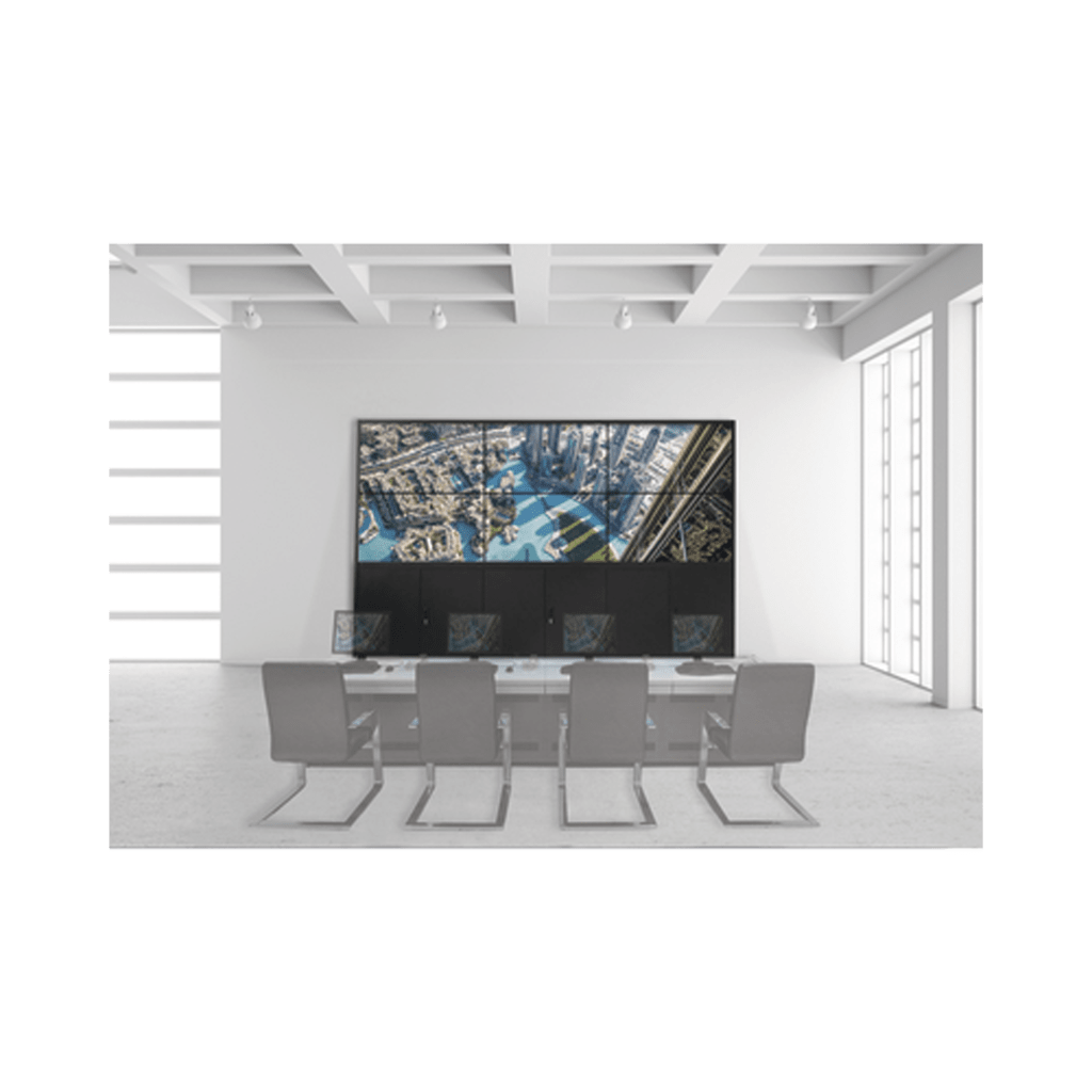 KIT VIDEOWALL 3X3 / INCLUYE 9 PANTALLAS DE 55" / DECODER / BASE DE PISO / ACCESORIOS DE INSTALACIÓN-Monitores Pantallas y Mobiliario-HIKVISION-Bsai Seguridad & Controles