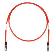 PATCH CORD CAT6A, BLINDADO S/FTP, CM/LS0H, 1.52 METROS (5 PIES), COLOR ROJO