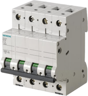 INTERRUPTOR RIEL DINN TIPO 5SL6, 4 POLOS, 16 AMP