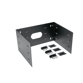 RACK ABIERTO DE INSTALACIÓN EN PARED CON BISAGRAS, PROFUNDIDAD DE 401 MM, 19 IN DE ANCHO, 6 UR, COLOR NEGRO