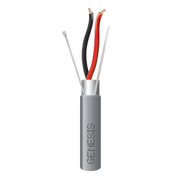 CARRETE DE 152 METROS (500 PIES) / CABLE 2 X 18 AWG / COLOR GRIS / BLINDADO / RISER / APLICACIONES DE AUDIO CONTROL DE ACCESO Y AUTOMATIZACI�N
