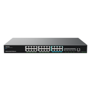 SWITCH POE MULTIGIGABIT CAPA 3 / 24 PUERTOS ETHERNET POE (16X 1G, 8X 2.5G)/ 4 PUERTOS SFP+ / POE++ DINÁMICO / IPV6 E IPV4 / VLAN AVANZADA / QOS / STACKING HASTA 4 DISPOSITIVOS / ADMINISTRACIÓN WEB Y CLI