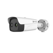 CÁMARA BULLET BI-ESPECTRO TÉRMICA Y ÓPTICA/ 256×192 TÉRMICO + 5MP ÓPTICO / IA PARA DETECCIÓN HUMANA Y VEHICULAR / MEDICIÓN TEMPERATURA -20°C A 150°C / DETECCIÓN FUEGO Y FUMADORES / IP67