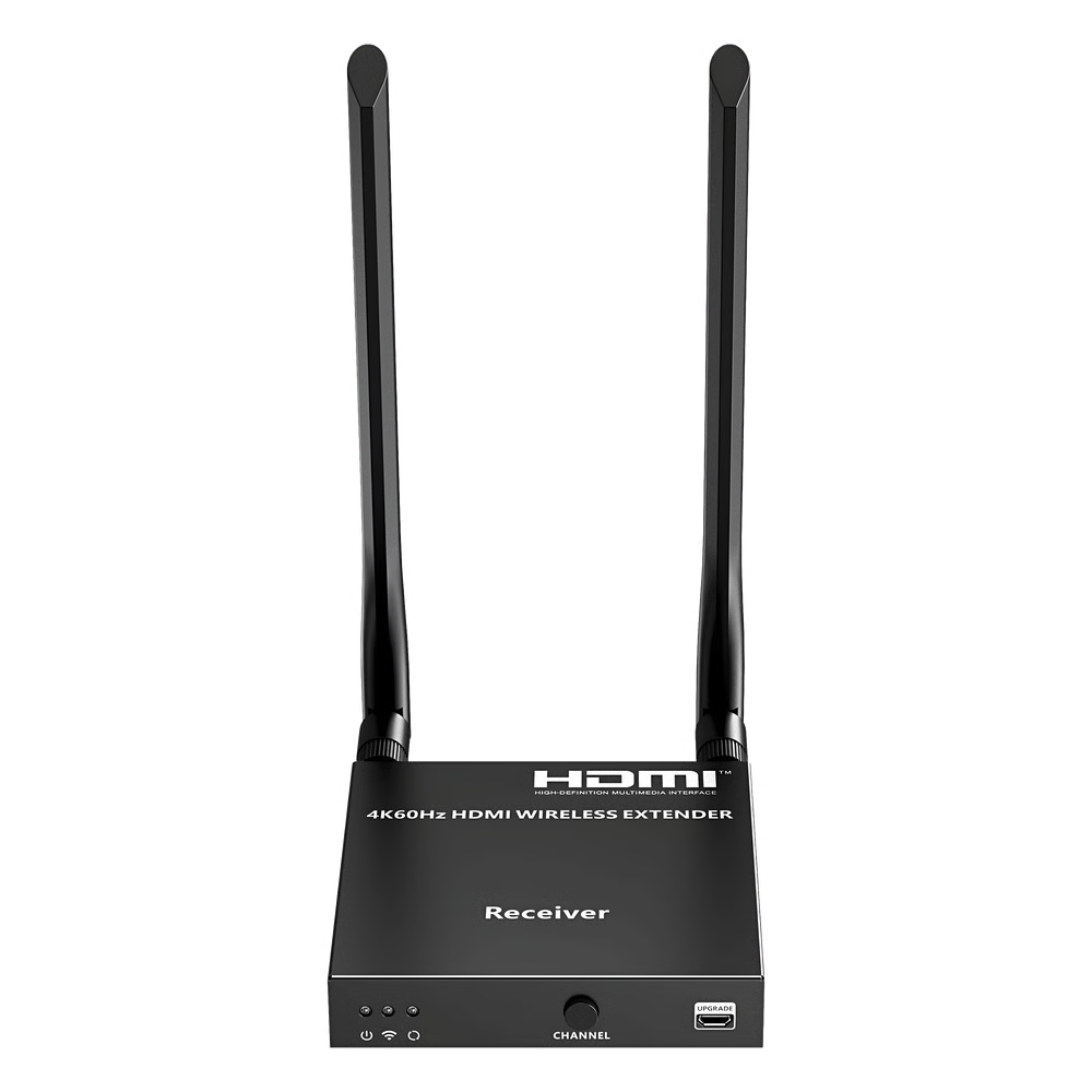 RECEPTOR INALÁMBRICO HDMI | 4K@60HZ 4096X2160 | TECNOLOGÍA IPCOLOR STREAM | BANDA 5G 5.18-5.24 GHZ | DISTANCIA 50 M | CONEXIÓN DE HASTA 1 A 4