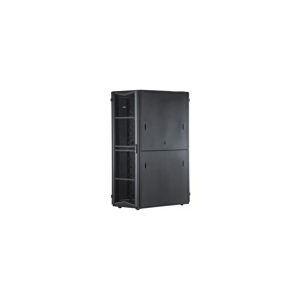 GABINETE FLEXFUSION PARA CENTROS DE DATOS, 45 UR, 800 MM DE ANCHO, 1070 MM DE PROFUNDIDAD, FABRICADO EN ACERO, COLOR NEGRO